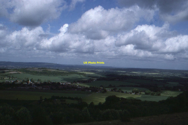 Photo 6"x4" View from Harting Downs over South Harting village East Harting c1995