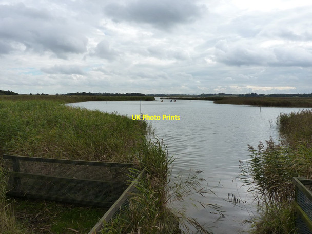 Photo 6"x4" Tidal lagoon of the River Alde near Snape Gromford c2012