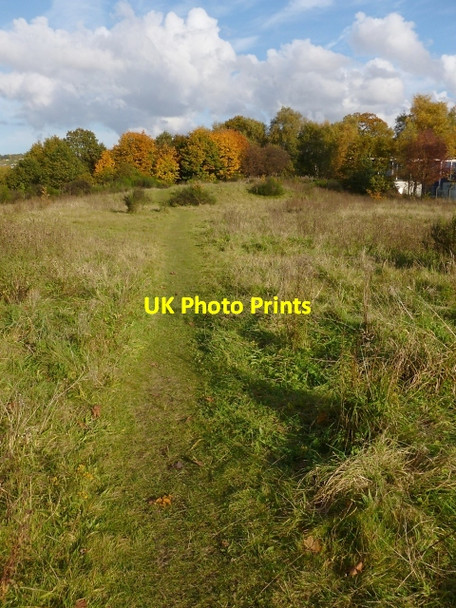 Photo 6"x4" Path around industrial estate Alexandria c2012