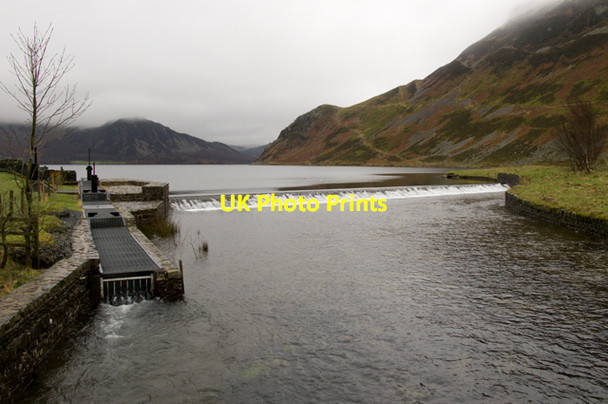 Photo 6"x4" Weir at Ennerdale Water Ennerdale Bridge c2012