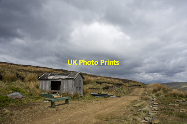 Photo 6"x4" Old shooting Hut Hareden Sykes\/SD6351 c2012