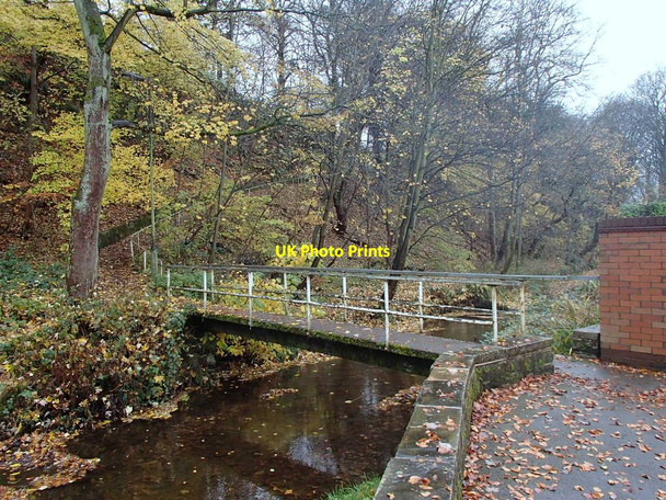Photo 6"x4" Footbridge over Oldhay Brook Abbeydale Park c2012