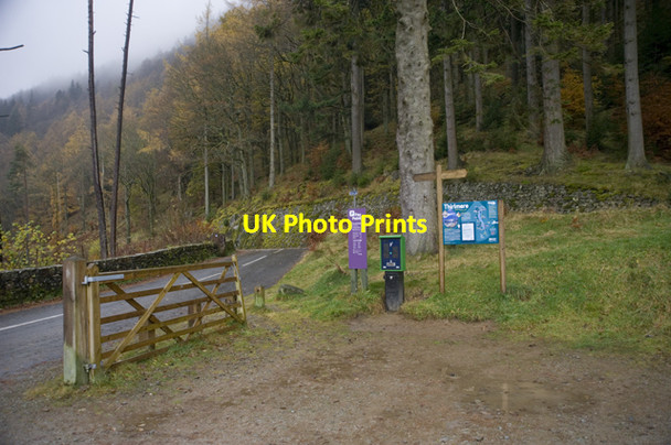 Photo 6"x4" Car park near Thirlmere Dam Legburthwaite c2012