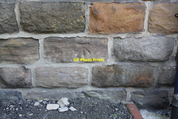 Photo 6"x4" Benchmark on #160 Kings Road Harrogate c2012