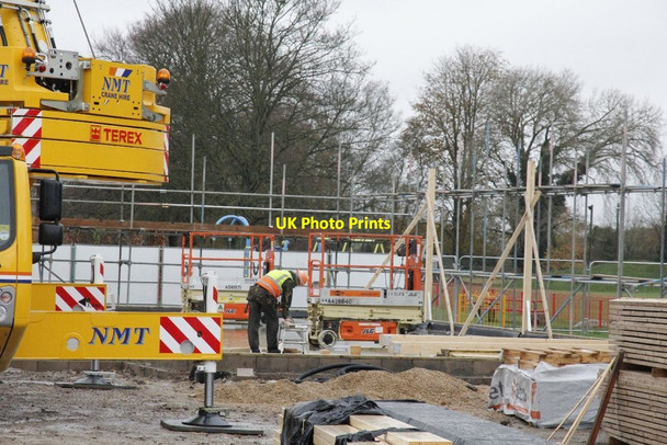 Photo 6"x4" Chippy at  work Cholsey c2012