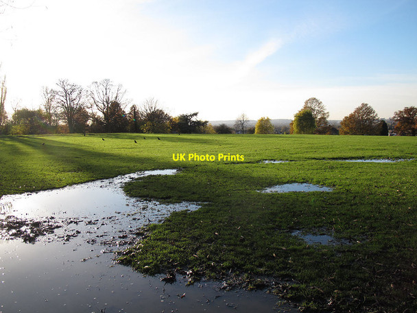 Photo 6"x4" Waterlogged ground Eltham c2012
