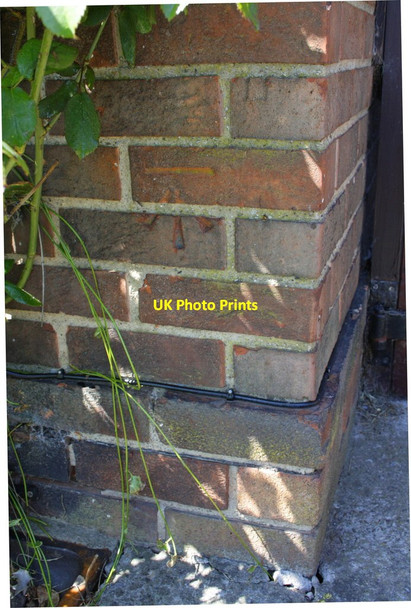 Photo 6"x4" Benchmark on #83 Bullamoor Road Northallerton c2012