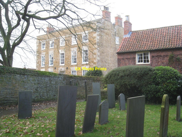 Photo 6"x4" Churchyard and Old Rectory, Stathern Stathern c2012