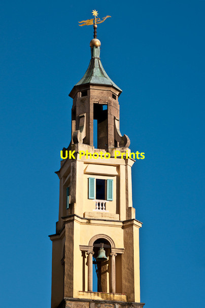 Photo 6"x4" Portmeirion - The Bell Tower Porthmadog c2012