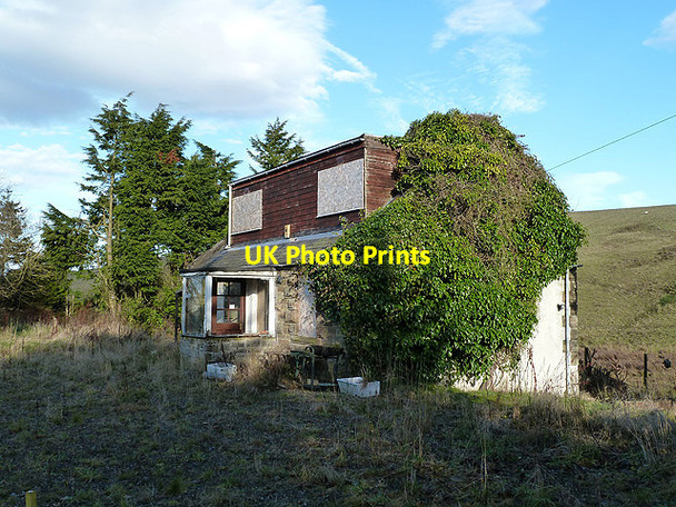 Photo 6"x4" An abandoned house at Falahill Falahill c2012