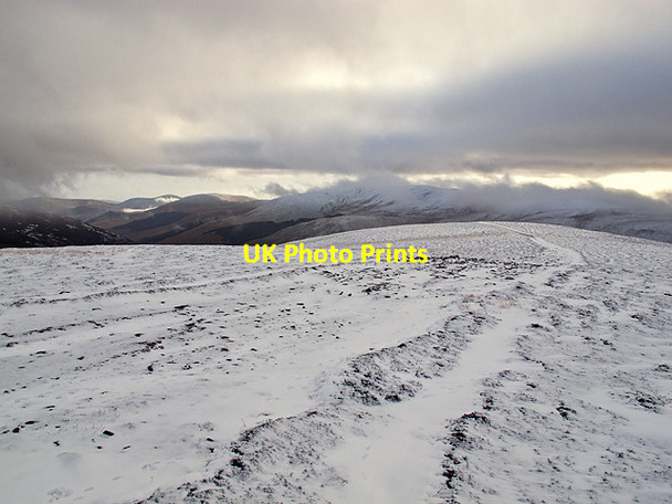Photo 6"x4" Track to Glas Tulaichean on Breac Reidh Allt Clais Mh\u00f2r c2012