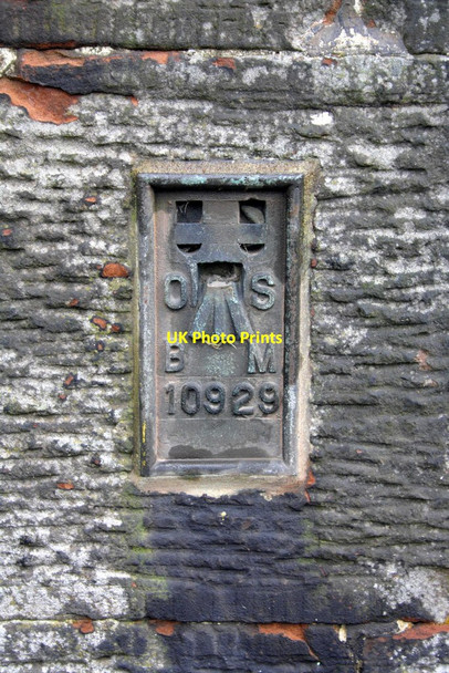 Photo 6"x4" Benchmark on St Mary's Church Maryport\/NY0336 c2012