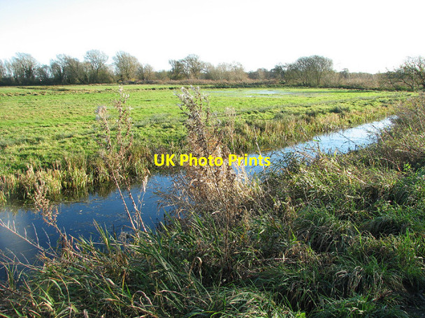 Photo 6"x4" Drain in pasture east of Geldeston Dyke Geldeston c2012