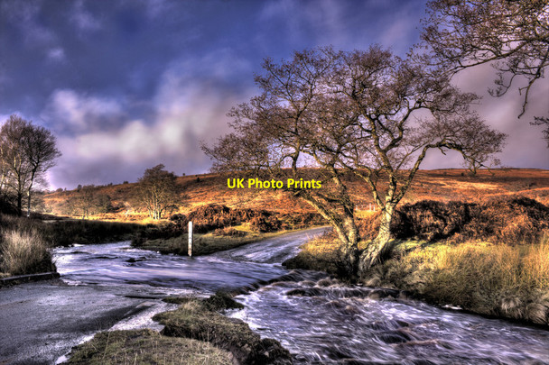 Photo 6"x4" Ford on Wheeldale road Goathland c2012