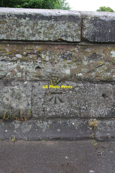 Photo 6"x4" Benchmark on Station Street bridge Maryport\/NY0336 c2012