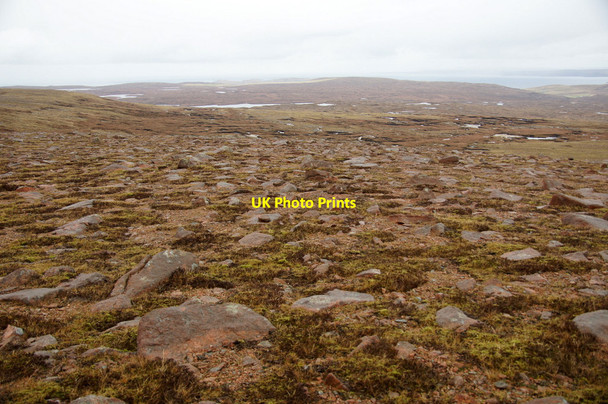 Photo 6"x4" Looking north from the flanks of Roga Field, Mid Field North Collafirth c2012
