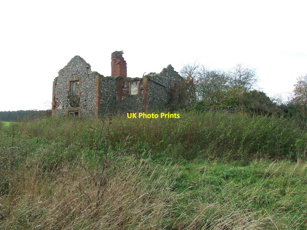 Photo 6"x4" The Remains Of Charity Farm Herringswell c2012