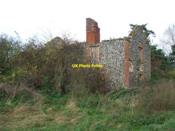 Photo 6"x4" Remains Of Charity Farm Herringswell c2012