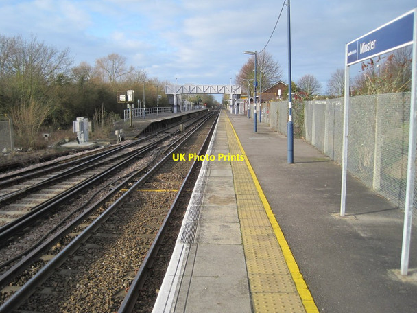 Photo 6"x4" Minster railway station, Thanet, Kent Minster\/TR3064 c2012