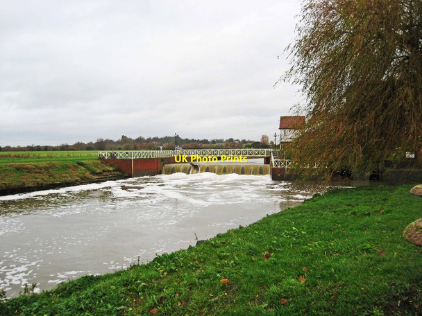 Photo 6"x4" The weir on the Mill Avon by Abbey Mill, Tewkesbury Tewkesbury c2012
