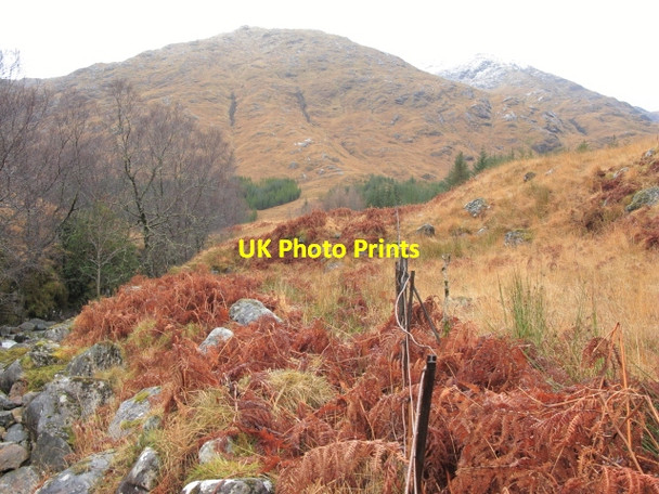 Photo 6"x4" View towards Meall nan Spardan Allt Coire an Eich\/NM9392 c2012