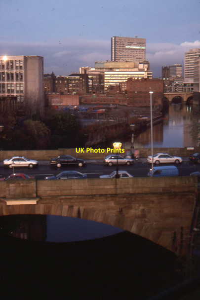 Photo 6"x4" Manchester: view up the Irwell from the People's History Museum Manchester c1994