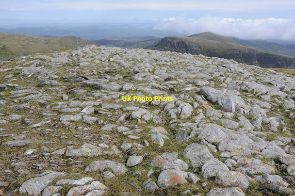 Photo 6"x4" View east from Cefn Ysgolion Duon Nant Fach c2012