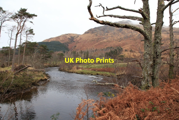Photo 6"x4" The Inverie River Inverie c2012