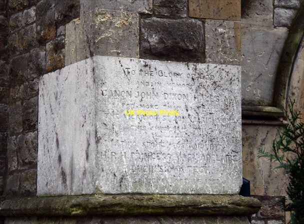 Photo 6"x4" Christ Church, Kew Road - Foundation stone Richmond\/TQ1874 c2012