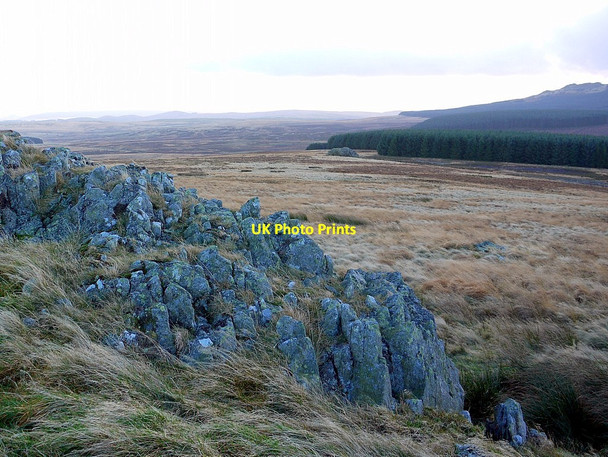 Photo 6"x4" Moorland between Middleton Crags & Steel Crag South Middleton c2012