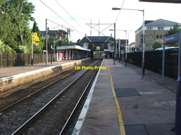 Photo 6"x4" Palmers Green railway station, Greater London Friern Barnet c2009