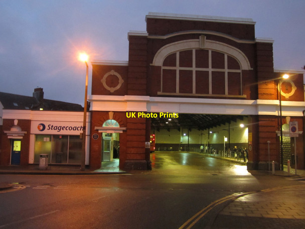 Photo 6"x4" Murray Road entrance to Workington Bus Station Workington c2012