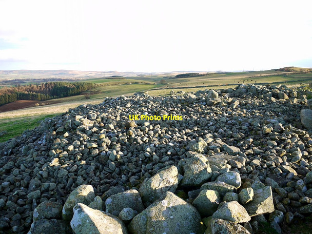 Photo 6"x4" Stone cairn west of Old Middleton Middleton Hall\/NT9825 c2012