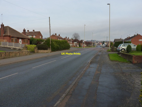 Photo 6"x4" Stallings Lane turns into Cinder Road Gornalwood c2012