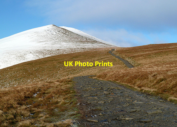 Photo 6"x4" The path to Skiddaw on Jenkin Hill Applethwaite c2012