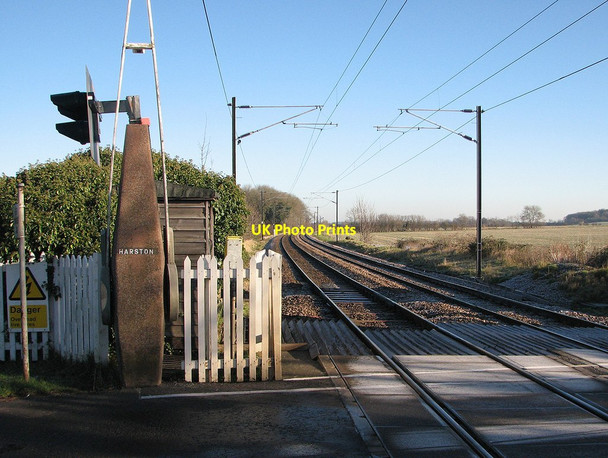 Photo 6"x4" Harston Level Crossing Harston\/TL4251 c2012
