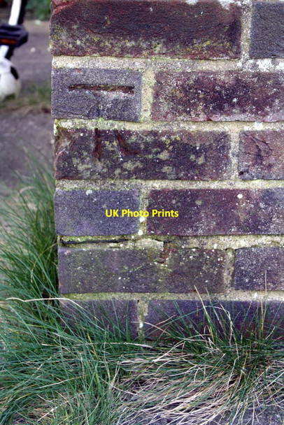 Photo 6"x4" Benchmark on #1 Ulfgar Road Upper Wolvercote c2012