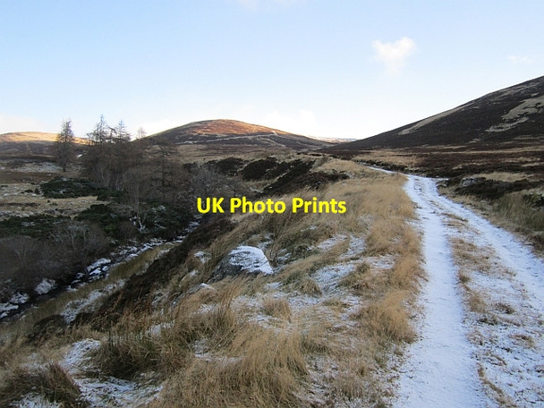Photo 6"x4" Road up Glen Cally Dalhally c2012