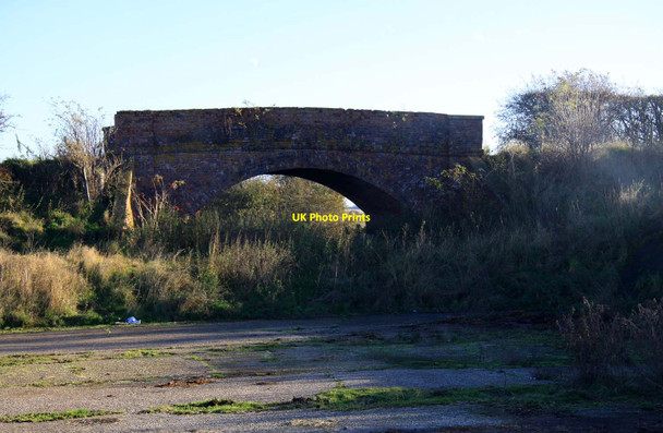 Photo 6"x4" A bridge over the former Didcot, Newbury and Southampton Railway East Ilsley c2012