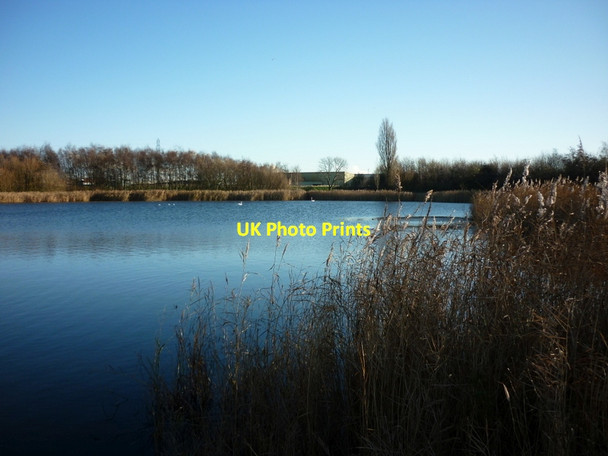Photo 6"x4" A fishing lake near Oak Road Playing Fields West Carr\/TA0932 c2012
