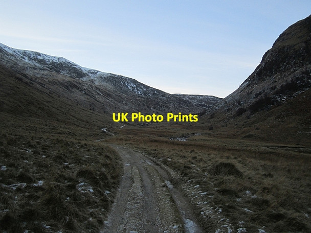 Photo 6"x4" Road up Glen Clova Moulzie c2012