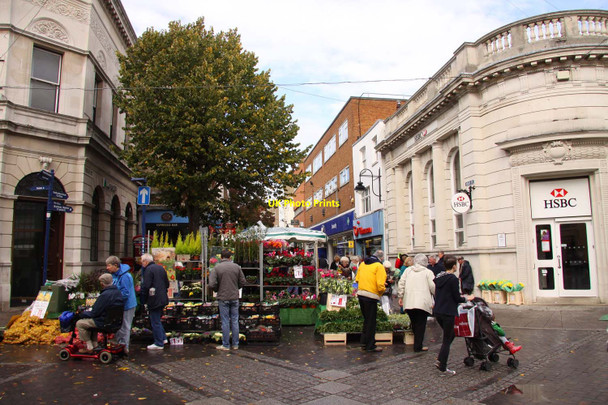 Photo 6"x4" Market stalls on High Street Ramsgate c2012
