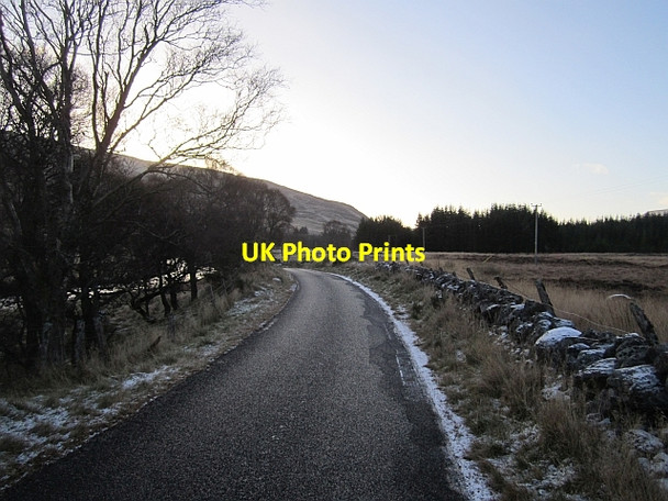Photo 6"x4" Road in Glen Isla Delnamer c2012