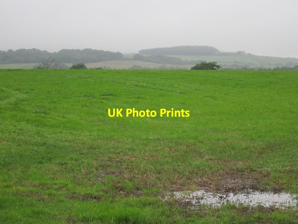 Photo 6"x4" Field, Knockendale Bogend\/NS3932 c2012