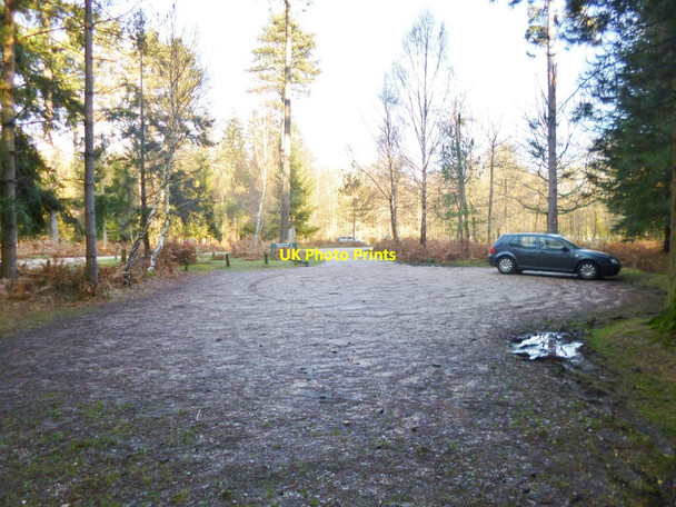 Photo 6"x4" Knightwood Oak Car Park Bank\/SU2807 c2012
