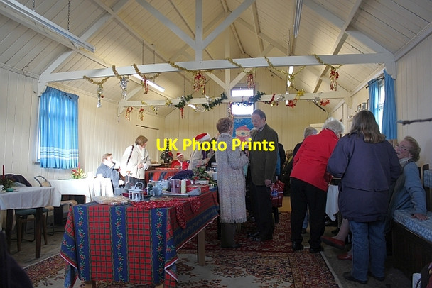 Photo 6"x4" Christmas Fayre in the Hook Room, Hook Bank The Hook c2012