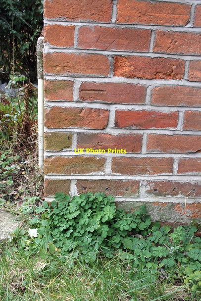 Photo 6"x4" Benchmark on #109 Armour Road Purley on Thames c2012