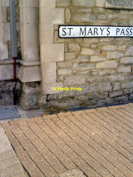 Photo 6"x4" Benchmark on St Mary's RC Church Ryde c2010