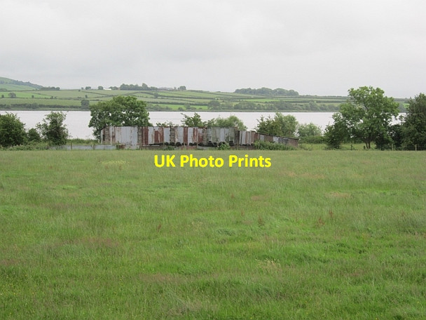 Photo 6"x4" Field beside the Foyle Carrigans c2012