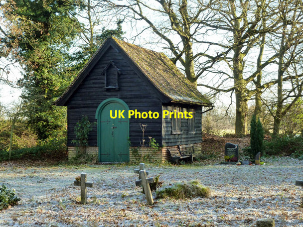 Photo 6"x4" Chapel, St. Giles 'Churchyard' Bicknacre c2012